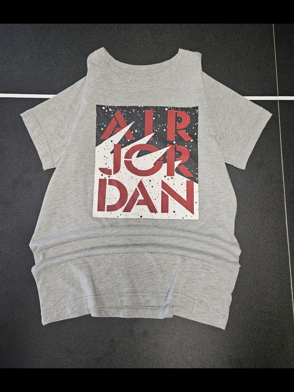 Jordan Kids' Grey Logo T-Shirt